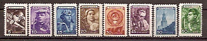 СССР, 1948, №1247-1254, Стандарт, серия из 8-ми марок
